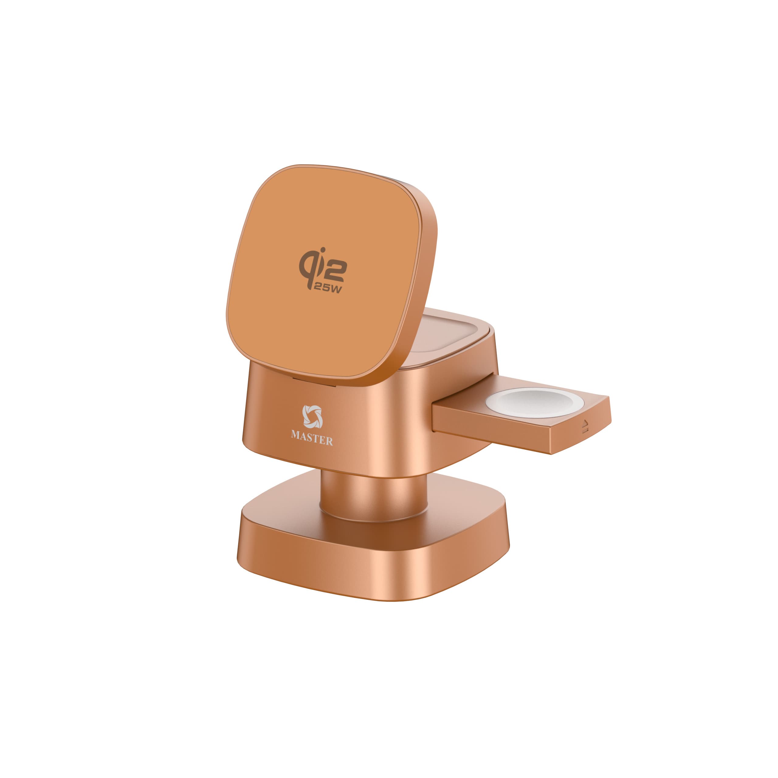 MASTER 4-in-1 Magnetic Wireless Charging Stand 25W - Orange 1 Count